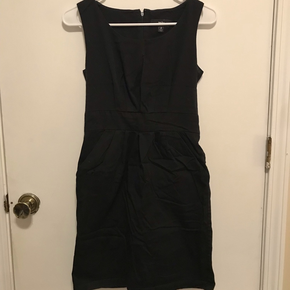 Black business slim dress